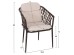 ΠΟΛΥΘΡΟΝΑ ΑΛΟΥΜΙΝΙΟΥ BOLLY HM6080 ΚΑΦΕ-ΣΥΝΘ.RATTAN ΚΑΦΕ-ΜΠΕΖ ΜΑΞΙΛΑΡΙΑ 58,5x67x86Υεκ