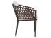 ΠΟΛΥΘΡΟΝΑ ΑΛΟΥΜΙΝΙΟΥ BOLLY HM6080 ΚΑΦΕ-ΣΥΝΘ.RATTAN ΚΑΦΕ-ΜΠΕΖ ΜΑΞΙΛΑΡΙΑ 58,5x67x86Υεκ