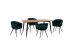ΣΕΤ ΤΡΑΠΕΖΑΡΙΑΣ 5ΤΜΧ JOLIE HM12123.01 MDF TOP ΣΕ ΦΥΣΙΚΟ--ΚΥΠΑΡΙΣΣΙ ΒΕΛΟΥΔΟ