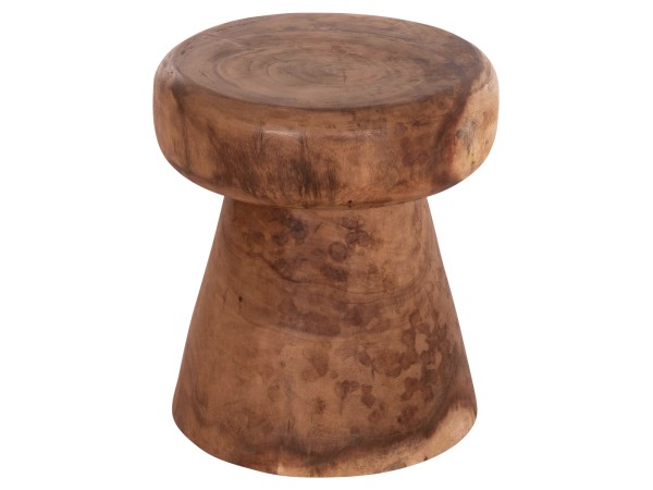 ΤΡΑΠΕΖΙ ΒΟΗΘΗΤΙΚΟ ΣΤΡΟΓΓΥΛΟ CUPRE HM9793.11 ΜΑΣΙΦ ΞΥΛΟ SUAR-ΦΥΣΙΚΟ Φ40x45Υεκ.