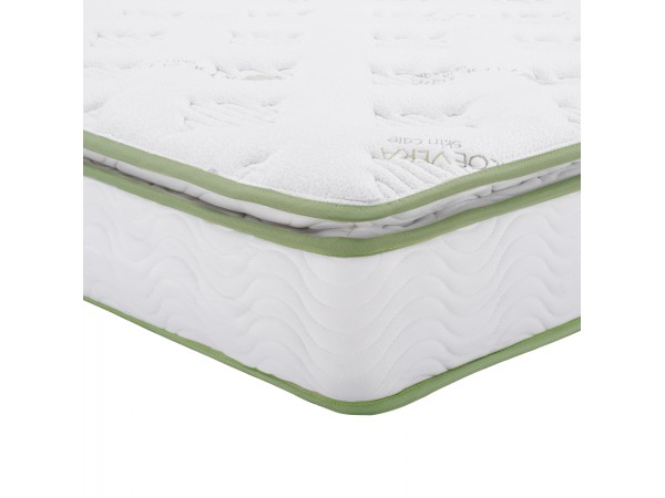 ΣΤΡΩΜΑ CONTINUOUS SPRING ΑΝΩΣΤΡΩΜΑ ALOE VERA 150X200 HM372.15 ΜΟΝΗΣ ΟΨΗΣ