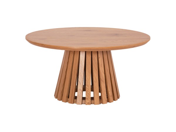 ΤΡΑΠΕΖΙ ΣΑΛΟΝΙΟΥ TALBERT HM18024 MDF ΣΕ ΑΝΟΙΧΤΟ ΦΥΣΙΚΟ ΞΥΛΟΥ Φ80x40,5Υεκ.