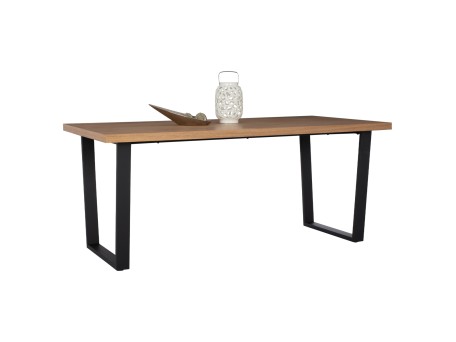 ΤΡΑΠΕΖΙ ΤΡΑΠΕΖΑΡΙΑΣ ASTORIA HM9012 ΜΕ ΚΑΠΛΑΜΑ ΔΡΥΟΣ ΣΕ ΣΤΥΛ ΡΟΥΣΤΙΚ 180X90X75Yεκ. 40mm ΠΑΧΟΣ