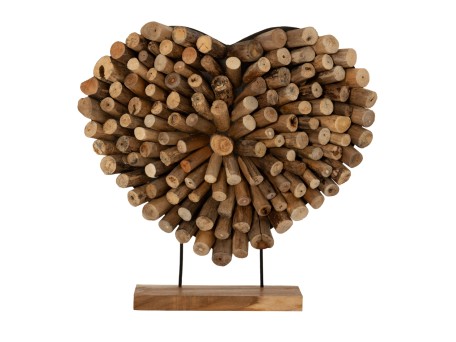 ΕΠΙΤΡΑΠΕΖΙΟ ΔΙΑΚΟΣΜΗΤΙΚΟ SHINZO HM7911 ΣΧΗΜΑ ΚΑΡΔΙΑ ΚΛΑΔΙΑ ΤΕΑΚ 57x5x56Υεκ.