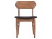 KΑΡΕΚΛΑ ΤΡΑΠΕΖΑΡΙΑΣ SEKOR HM9945.03 ΚΑΡΥΔΙ RUBBERWOOD-ΜΑΥΡΟ PU 51x48x79Υεκ