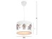 ΠΑΙΔΙΚΟ ΦΩΤΙΣΤΙΚΟ ΟΡΟΦΗΣ ΥΦΑΣΜΑΤΙΝΟ HM7575.01 ΛΕΥΚΟ ΜΕ ΣΧΕΔΙΟ ELEPHANT Φ24x70Y εκ.