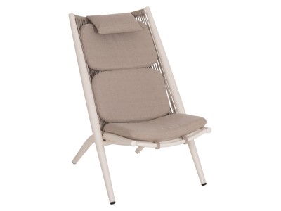 ΠΟΛΥΘΡΟΝΑ RELAX REMUS HM6642.02 ΑΛΟΥΜΙΝΙΟ ΛΕΥΚΟ-ΣΧΟΙΝΙ OLEFIN ΜΠΕΖ 63x87x94Υεκ.