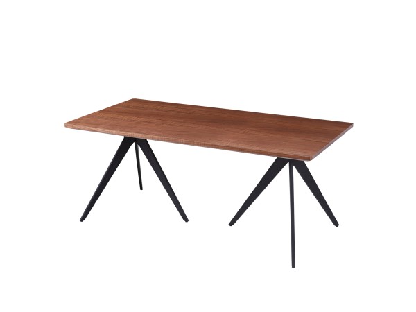 ΤΡΑΠΕΖΙ ΤΡΑΠΕΖΑΡΙΑΣ GRIPPEN HM9451.02 ΜΕ ΚΑΠΛΑΜΑ ΞΥΛΟΥ ΦΡΑΞΟΥ ΣΕ ΣΤΥΛ ΡΟΥΣΤΙΚ 180x90x75Υεκ.