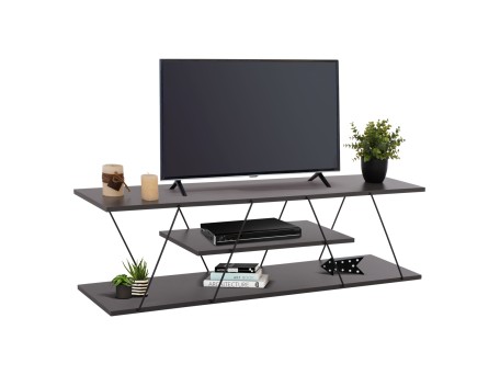 ΕΠΙΠΛΟ ΤΗΛΕΟΡΑΣΗΣ TARS HM8922.20 ΜΕΛΑΜΙΝΗ ΓΚΡΙ 120x32x33Yεκ.