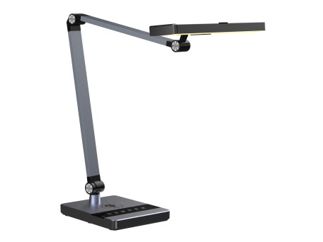 ΦΩΤΙΣΤΙΚΟ ΓΡΑΦΕΙΟΥ LED BLAIN PRO HM4461.02 ΜΑΥΡΟ ΜΑΤ ABS 35x43,9Υεκ.