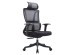 ΚΑΡΕΚΛΑ ΓΡΑΦΕΙΟΥ NOVUS HM1214.01 ΜΑΥΡO MESH--ΜΑΥΡΗ ΒΑΣΗ 69x68x124Υεκ