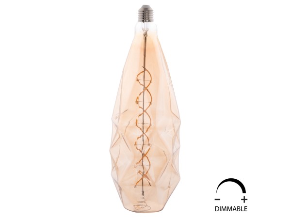 ΛΑΜΠΤΗΡΑΣ LED FILAMENT 8W E27 3000K GOLD COLOR DIMMABLE HM4058