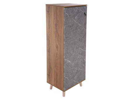 ΠΑΠΟΥΤΣΟΘΗΚΗ-ΝΤΟΥΛΑΠΙ ALVARO HM8954.12 ΜΕΛΑΜΙΝΗ SONAMA-STONE TEXTURE 50Χ38Χ135Yεκ.