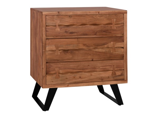 ΣΥΡΤΑΡΙΕΡΑ FANSI 3ΣΥΡΤΑΡΙΑ ΑΠΟ ΜΑΣΙΦ ΞΥΛΟ ΑΚΑΚΙΑΣ 80Χ35,5Χ86,5Υεκ. HM8474.11