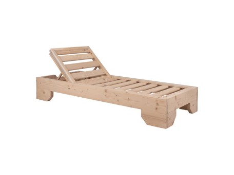 ΞΑΠΛΩΣΤΡΑ ΞΥΛΙΝΗ ΒΑΡΕΩΣ ΤΥΠΟΥ ΜΑΚΕΔΟΝΙΑ HM5646.02 ΑΒΑΦΗ 204X77,5X29Y εκ.