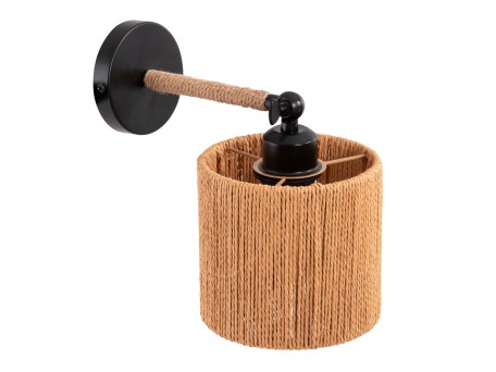 ΑΠΛΙΚΑ ΤΟΙΧΟΥ LANT HM4476 ΜΕΤΑΛΛΙΚΗ ΒΑΣΗ-ΣΧΟΙΝΙ- [Ε27] 15x15x35-23Υεκ.