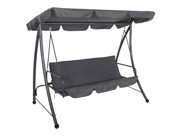 ΚΟΥΝΙΑ-ΚΡΕΒΑΤΙ 3ΘΕΣΙΑ ΜΕ ΣΚΙΑΣΤΡΟ LIKID HM5980.01 ΜΕΤΑΛΛΟ&ΥΦΑΣΜΑ ΓΚΡΙ 200x120x164Υεκ.