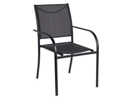 ΠΟΛΥΘΡΟΝΑ ΕΞ.ΧΩΡΟΥ REDAN HM5976.03 ΜΕΤΑΛΛΟ ΜΑΥΡΟ-TEXTILENE ΜΑΥΡΟ 56x60x88Υεκ