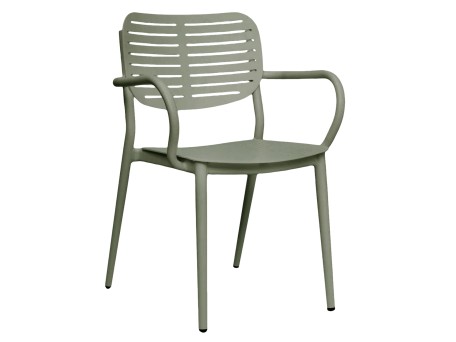 ΠΟΛΥΘΡΟΝΑ ΤΡΑΠΕΖΑΡΙΑΣ HILLIARD HM6644.07 ΑΛΟΥΜΙΝΙΟ ΣΕ OLIVE GREEN 56x58x80Υεκ
