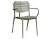 ΠΟΛΥΘΡΟΝΑ ΤΡΑΠΕΖΑΡΙΑΣ HILLIARD HM6644.07 ΑΛΟΥΜΙΝΙΟ ΣΕ OLIVE GREEN 56x58x80Υεκ