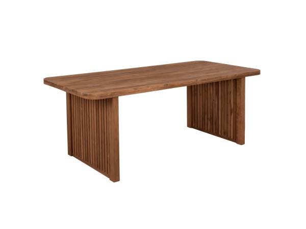 ΤΡΑΠΕΖΙ ΤΡΑΠΕΖΑΡΙΑΣ BONTANG HM9641 ΑΝΑΚΥΚΛΩΜΕΝΟ ΤΕΑΚ-ΦΥΣΙΚΟ ΡΟΥΣΤΙΚ  200x90x76Υεκ.