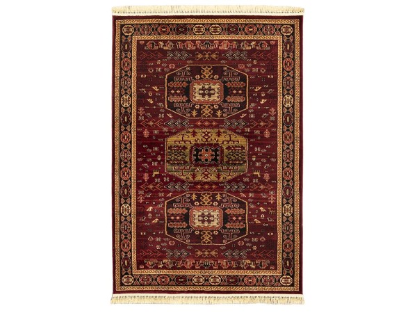 ΧΑΛΙ PERSIA 6057 BURGUNDY ΜΕ ΚΡΟΣΣΙ - 133X190  NewPlan