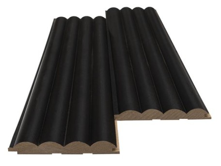 MDF PANEL ME 3D ΠΗΧΑΚΙΑ 805090 WAVE ST 16/119/2750mm BLACK EDITION NewPlan