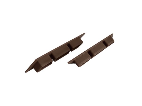 ΤΑΠΑ ΠΛΑΣΤΙΚΗ ΓΙΑ DECK ΠΕΡΙΦΡΑΞΗΣ  Φ12mm 60110 D.BROWN LEFT NewPlan