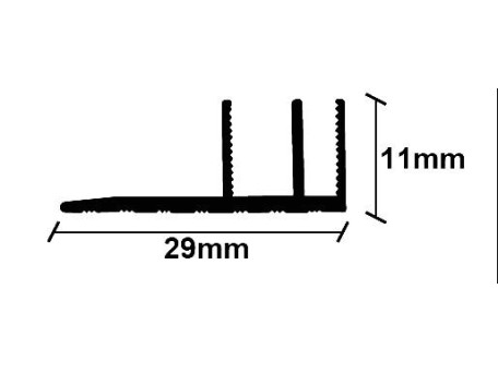 ΠΡΟΦΙΛ ΠΑΡΚΕ  ΒΑΣΗ  ΜΕΓΑΛΗ   29X11X2750mm NewPlan
