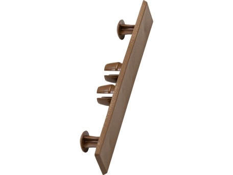 ΤΑΠΑ ΠΛΑΣΤΙΚΗ ΓΙΑ DECK ΔΑΠΕΔΟΥ PREMIUM   23mm 640150 TEAK NewPlan