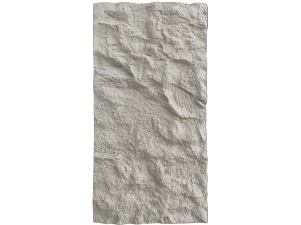 PANEL PU ΤΕΧΝΗΤΗΣ ΠΕΤΡΑΣ 323040 MOUNTAIN ROCK 600/1200mm LIGHT GREY NewPlan