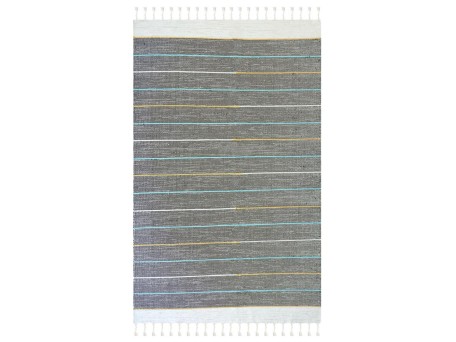 ΧΑΛΙ RIBELLA ΧΕΙΡΟΠΟΙΗΤΟ 100 D.GREY - 133X190  NewPlan