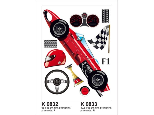 833K ΣΤΟΚ Π.Χ ΑΥΤΟΚΟΛΛΗΤΟ ΤΟΙΧΟΥ F1 WALLDECO Α&G NewPlan