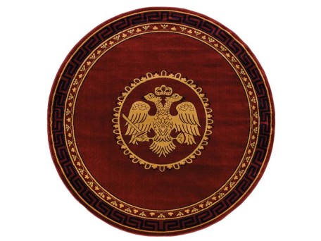 ΧΑΛΙ ΕΚΚΛΗΣΙΑΣΤΙΚΟ ATHOS 2128A BURGUNDY  ΡΟΤΟΝΤΑ - 200X200  NewPlan