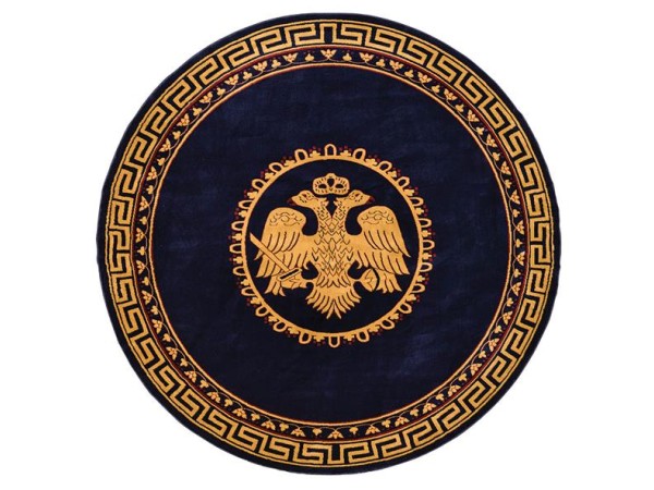 ΧΑΛΙ ΕΚΚΛΗΣΙΑΣΤΙΚΟ ATHOS 2128 BLUE ΡΟΤΟΝΤΑ - 200X200  NewPlan
