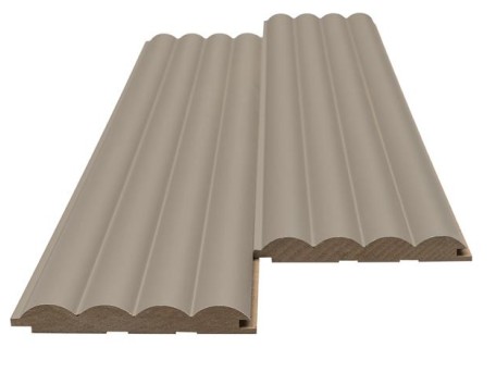 MDF PANEL ΜΕ 3D ΠΗΧΑΚΙΑ 806090 WAVE DL 16/119/2750mm SAND GREY NewPlan