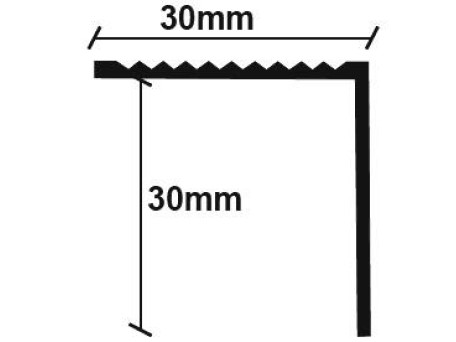 ΠΡΟΦΙΛ LAMINATE ΓΩΝΙΑ  ΧΡΥΣΟ  30Χ30Χ2750mm NewPlan