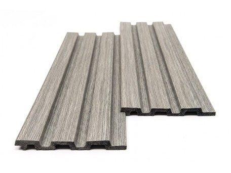 PS PANEL ΜΕ 3D ΠΗΧΑΚΙΑ 02 PIANO (ΜΟΝΟΧΡΩΜΟ  ΓΚΡΙ) 12/122/2900mm  GREY NewPlan
