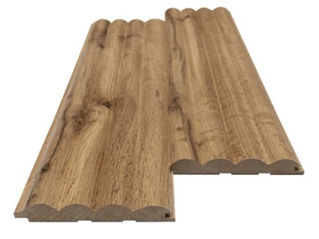 MDF PANEL ΜΕ 3D ΠΗΧΑΚΙΑ 808090 WAVE ST 16/119/2750mm PECAN NewPlan