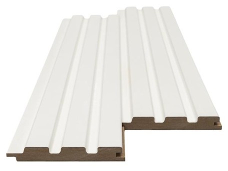 MDF PANEL ΜΕ 3D ΠΗΧΑΚΙΑ 502040 BEAT ST 16/119/2750mm WHITE NewPlan