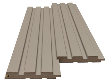 MDF PANEL ΜΕ 3D ΠΗΧΑΚΙΑ 506090 BEAT DL 16/119/2750mm SAND GREY NewPlan