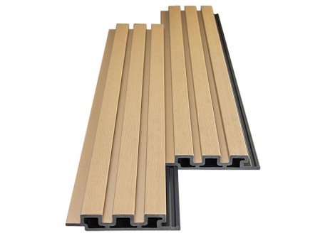 WPC PANEL 2ης ΓΕΝΙΑΣ ΜΕ 3D ΠΗΧΑΚΙΑ 25/147.5mm LIGHT OAK  5550 NewPlan