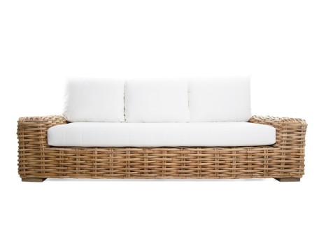 Καναπές Τριθέσιος Cirebon Natural (215x80x70) Soulworks 0100050