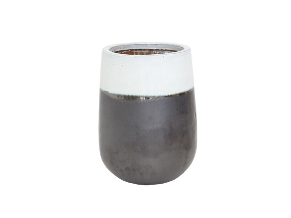 Βάζο Ανθρακί Λευκό (38x38x50) Soulworks 0440062