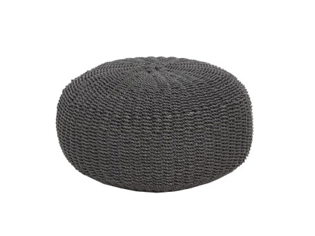 Πουφ Matera μαύρο (60x60x30) Soulworks 0490104