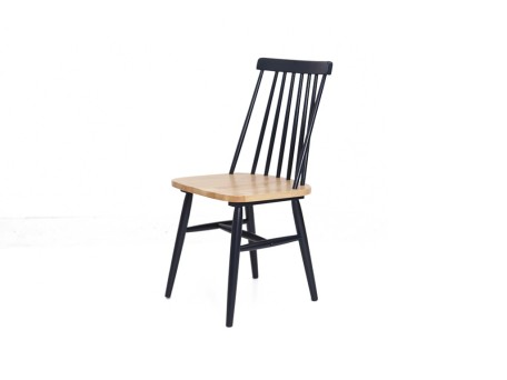 Καρέκλα Τραπεζαρίας Kristie Natural/Navy Blue (42x52x87) Soulworks 0600005