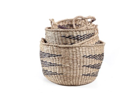 Σετ 5 Καλάθια Sandal (40x40x22)+(35x35x20)+(30x30x18)+(25x25x16)+(20x20x14) Soulworks 0680009