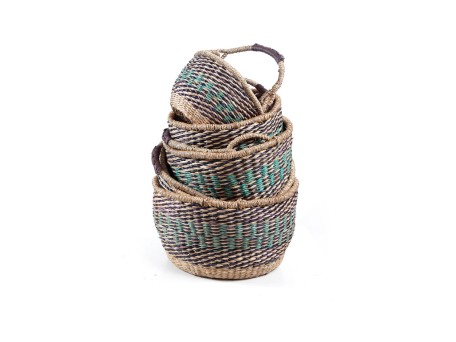 Σετ 5 Καλάθια Frost (40x40x22)+(35x35x20)+(30x30x18)+(25x25x16)+(20x20x14) Soulworks 0680012