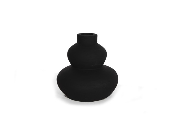 Διακοσμητικό Βάζο Paeon Black (20.5x19) Soulworks 0750004 Διακοσμητικό Βάζο Paeon Black (20.5x19) Soulworks 0750004