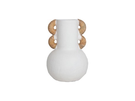 Διακοσμητικό Βάζο Kore White (30x43) Soulworks 0750017